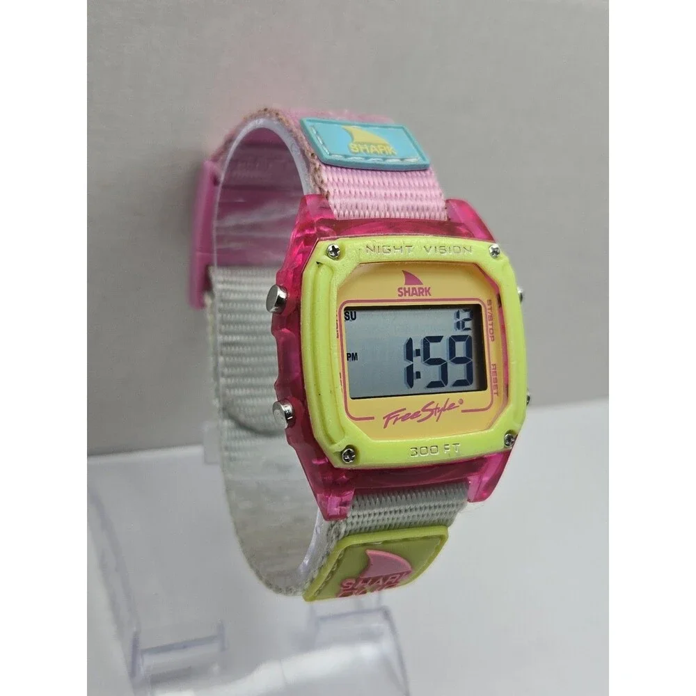 Freestyle Shark Classic Clip Popsicle FS101177 Digital Watch 100M WR New Battery